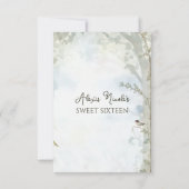 etherisch betoverd bos bedankkaart (Achterkant)