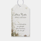 etherisch betoverd bos cadeaulabel (Achterkant)