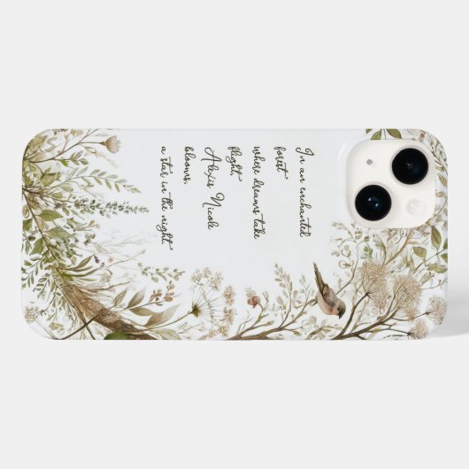 etherisch betoverd bos Case-Mate iPhone case (Achterkant (horizontaal))