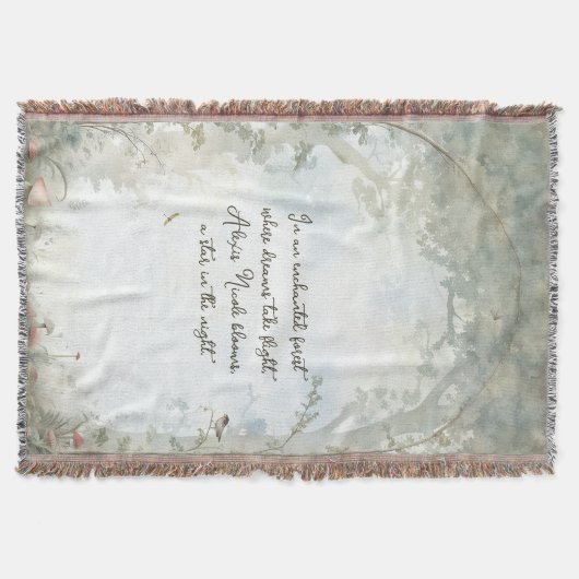 etherisch betoverd bos deken (Voorkant)