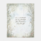 etherisch betoverd bos fleece deken (Voorkant)