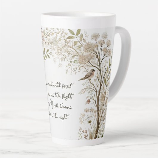 etherisch betoverd bos latte mok (Rechterhoek)