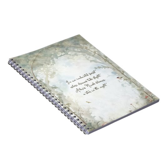 etherisch betoverd bos notitieboek (Rechterzijde)