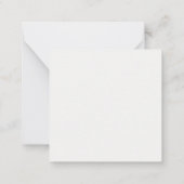 etherisch betoverd bos notitiekaartje (Achterkant)