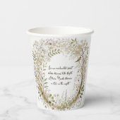 etherisch betoverd bos papieren bekers (Achterkant)