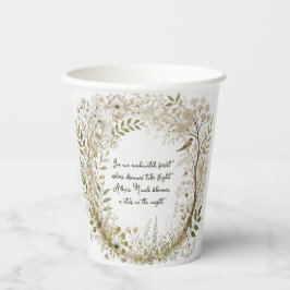 etherisch betoverd bos papieren bekers