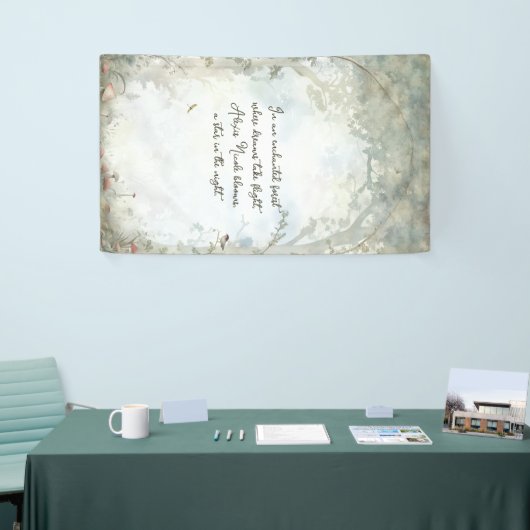 etherisch betoverd bos spandoek (Beurs)