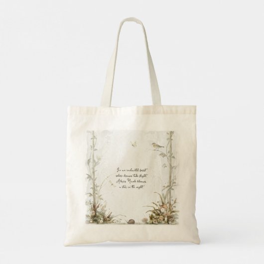 etherisch betoverd bos tote bag (Achterkant)
