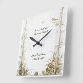 etherisch betoverd bos vierkante klok (Hoek)