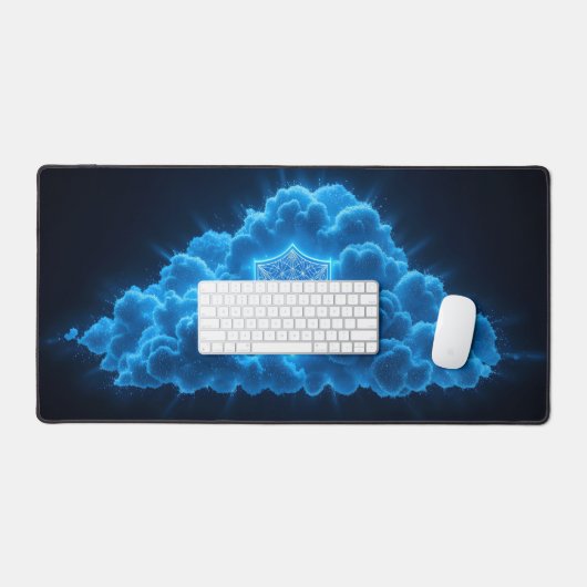 etherisch digitaal schild bureaumat (Keyboard & Muis)