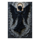 etherisch engelsilhouet perfect poster (Voorkant)