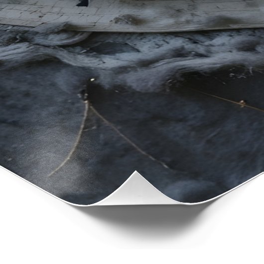 etherisch engelsilhouet perfect poster (Hoek)