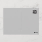 Etherisch Enigma: ingewikkeld schedelontwerp Briefkaart (Achterkant)