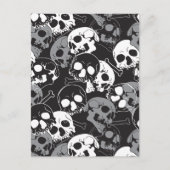 Etherisch Enigma: ingewikkeld schedelontwerp Briefkaart (Voorkant)