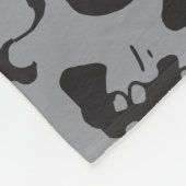 Etherisch Enigma: ingewikkeld schedelontwerp Fleece Deken (Hoek)