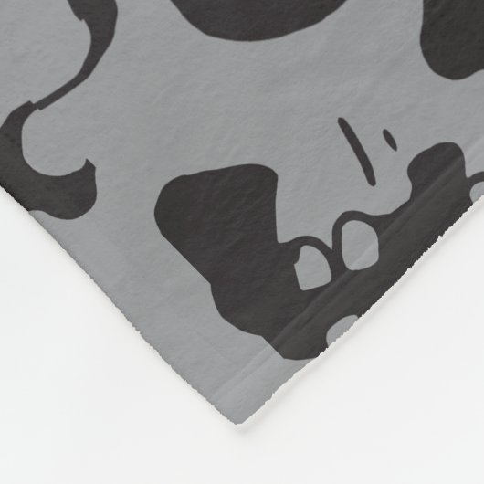 Etherisch Enigma: ingewikkeld schedelontwerp Fleece Deken (Hoek)