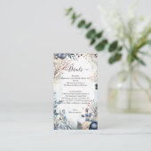 etherisch gevoelig Waterverf sereen gebladerte Informatiekaartje (Staand voorkant)