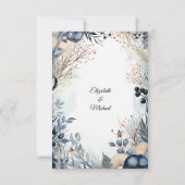 etherisch gevoelig Waterverf sereen gebladerte Kaart (Achterkant)