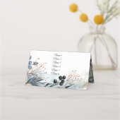 etherisch gevoelig Waterverf sereen gebladerte Plaatskaartje (Achterkant)