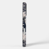 etherisch grijs Roos Case-Mate iPhone Case (Achterkant / Rechts)