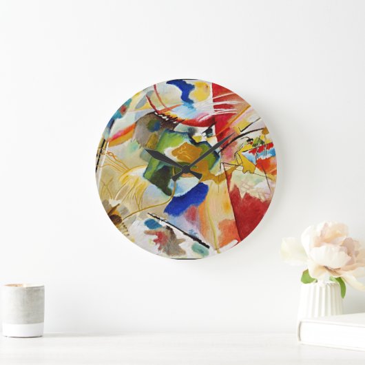 Etherisch Groen Centrum: Een Kandinsky Meesterwerk Grote Klok (Huis)