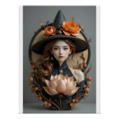 etherisch keramisch meisje perfect poster (Voorkant)