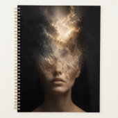 Etherisch Oplossend Gezichtportret | Surrealistisc Planner (Voorkant)