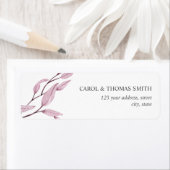 Etherisch ROZE | GEPERSONALISEERDE BRUILOFT Etiket (Insitu)