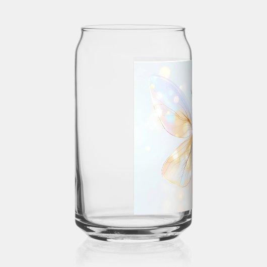 ETHERISCH TRANSPARANT Vleugelontwerp: Delicate Fan Blikvorm Glas (Rechts)