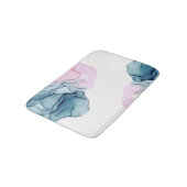 Etherisch Turquoise & Roze Inkt Fantasie Glamour Badmat (Gekanteld)