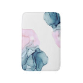 Etherisch Turquoise & Roze Inkt Fantasie Glamour Badmat (Voorkant Verticaal)