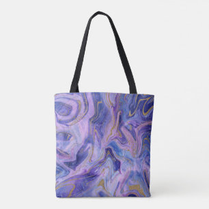Etherisch Watervies Marmer Watervlek Fantasie Tote Bag