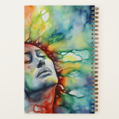 Etherische aangepaste naam notitieboek (Achterkant)