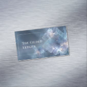 ETHERISCHE Abstracte Floral Moderne Geometrische Magnetisch Visitekaartje (Voorbeeld)