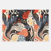 Etherische abstracties: betoverend patroon inpakpapier vel (Voorkant 2)