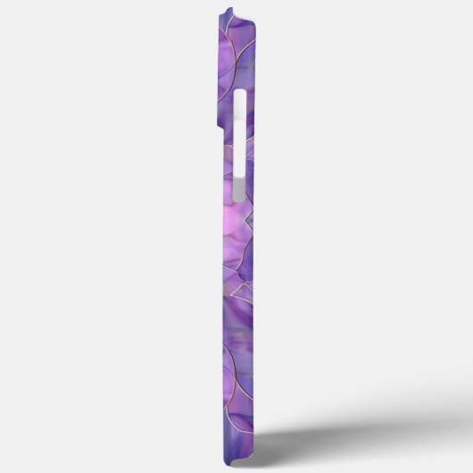 Etherische Amethist Flow Elegante Abstracte Paarse Case-Mate iPhone Case (Achterkant / Links)