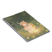 ETHERISCHE Anime Meisje met Hoorns in Whimsical Me Notitieboek (Rechterzijde)