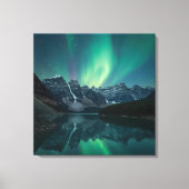 ETHERISCHE Aurora Triptiek - Noorderlicht Poster Canvas Afdruk (Voorkant)