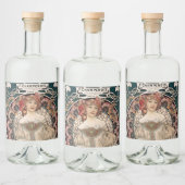 Etherische balans likeurfles etiket (Flessen)