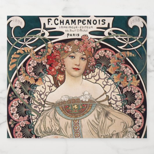 Etherische balans likeurfles etiket (Enkel label)