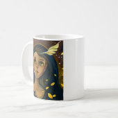 Etherische Betoverde Angelic Meisje Koffiemok (Voorkant links)