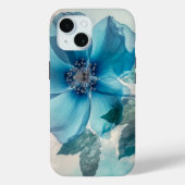 Etherische blauwe bloesem Case-Mate iPhone case (Achterkant)