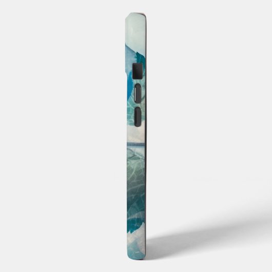 Etherische blauwe bloesem Case-Mate iPhone case (Achterkant / Links)