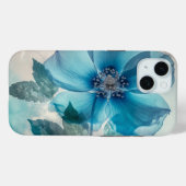 Etherische blauwe bloesem Case-Mate iPhone case (Achterkant (horizontaal))