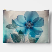 Etherische blauwe bloesem