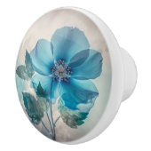 Etherische blauwe bloesem keramische knop (Rechts)