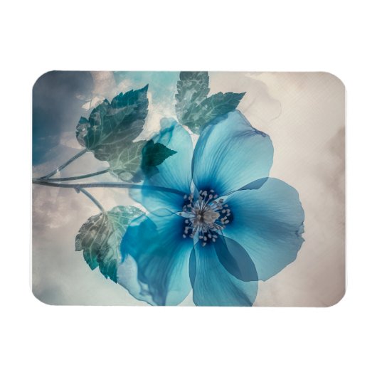 Etherische blauwe bloesem magneet (Horizontaal)