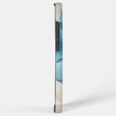 Etherische blauwe bloesem samsung galaxy hoesje (Rechterkant)