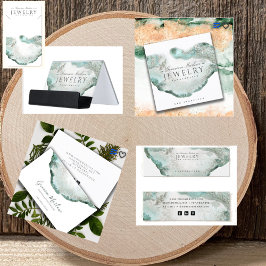 Etherische Blauwe Groene Agaat Sieraden Designer Spandoek