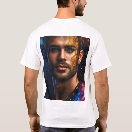 Etherische blik" t-shirt (Achterkant)